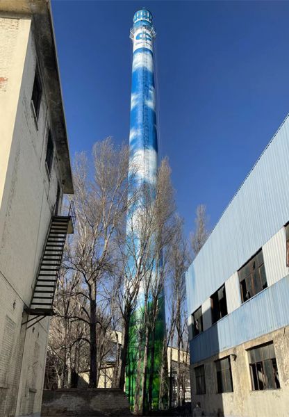 煙囪美化、煙囪彩繪